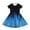 Light Blue(Gradient), variant on CCRFTGI Dresses for Children Girls 10-12 Casual Short Sleeve Summer A Line Skater Dress Cute Geometric Print Dresses Holiday Girls Fashion Brown 3-4 Years