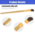 thumbnail image 6 of Vocoste Travel Blending Makeup Brush Set Foundation Contour Concealer Blusher Brush 15.3x2.3cm Gold Tone 5 Pcs, 6 of 7