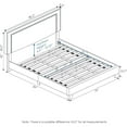 thumbnail image 3 of Homestock Rustic Ranch Button Tufted Bed Frame In Linen With 12 Piece Slat Style, King Size For A Stylish And Comfortable Bedroom Retreat-Color:Stone,Size:King, 3 of 10