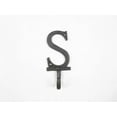 thumbnail image 2 of Cast Iron Letter S Alphabet Wall Hook 6", 2 of 2