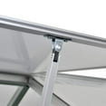 thumbnail image 6 of vidaXL Greenhouse Aluminium Plant Growing House Tent Metal Shelter Multi Sizes, 6 of 22