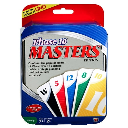 UNO Phase 10 Masters Edition Card Game Walmart com