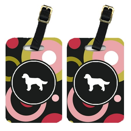Pair of 2 American Water Spaniel Luggage Tags
