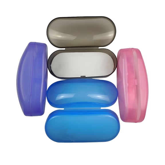 GJX Clear Transparent Shell Eye Glasses Sunglasses Hard Case