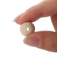 thumbnail image 4 of Cuentas de madera redondas hechas a mano, 14 mm, ideales para joyería, decoración del hogar y manualidades de bricolaje, agujero de 3,5 mm., 4 of 5