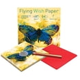 thumbnail image 2 of Royal Butterfly Flying Wish Paper - Write It, Light It, Watch It Fly - 5" x 5" - Whimsical Mini Kit, 2 of 5