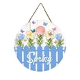 thumbnail image 2 of Hbdhejl Spring Summer Colorful Wooden Wall Decoration Wall Hanging Spring Summer Festive Atmosphere Home Decoration Door Wooden Hanging Spring Summer Colorful Decorations, 2 of 5