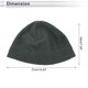 thumbnail image 3 of Sombrero de ciclismo Unique Bargains Mantener Caliente Protección para las Orejas Forro de Casco Tela de Forro Polar Gris Oscuro 27x18cm 1 Pcs, 3 of 7