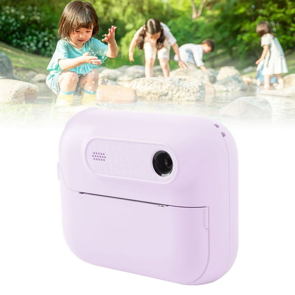 Kids Instant Print Camera 1080P HD with 6X Zoom 48MP Digital Camera for Boys Girls Age 3-12 Instant Photo Printer, with 20 Frames 5 Filters MP3 Games