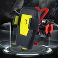 thumbnail image 5 of Limited Time Savings, Car Rearview Mirror Phone Stand, Rotating Vehicle Stand, Motorcycle Navigation Stand, Adjustable Height, Metal Frame, for Office, Aestivo Marked Down | Plastic, Yellow, 5 of 9