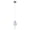 Matte White Glass Shade, variant on ET2 Lighting E24351-81PC Chute 1-Light Pendant Polished Chrome