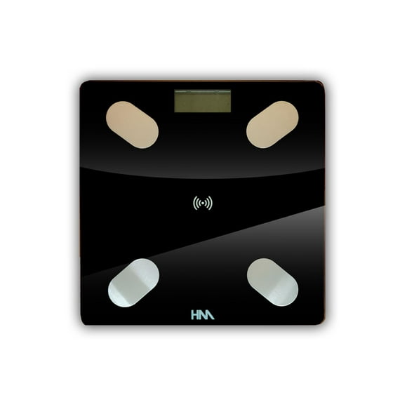 Bascula Digital Bluetooth Hypermark Mide Masa Corpral negro 1 HYPERMARK BASCULA DIGITAL ALICE