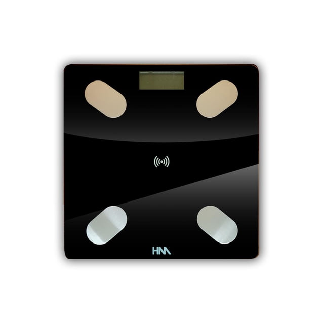 Bascula Digital Bluetooth Hypermark Mide Masa Corpral negro 1 HYPERMARK BASCULA DIGITAL ALICE