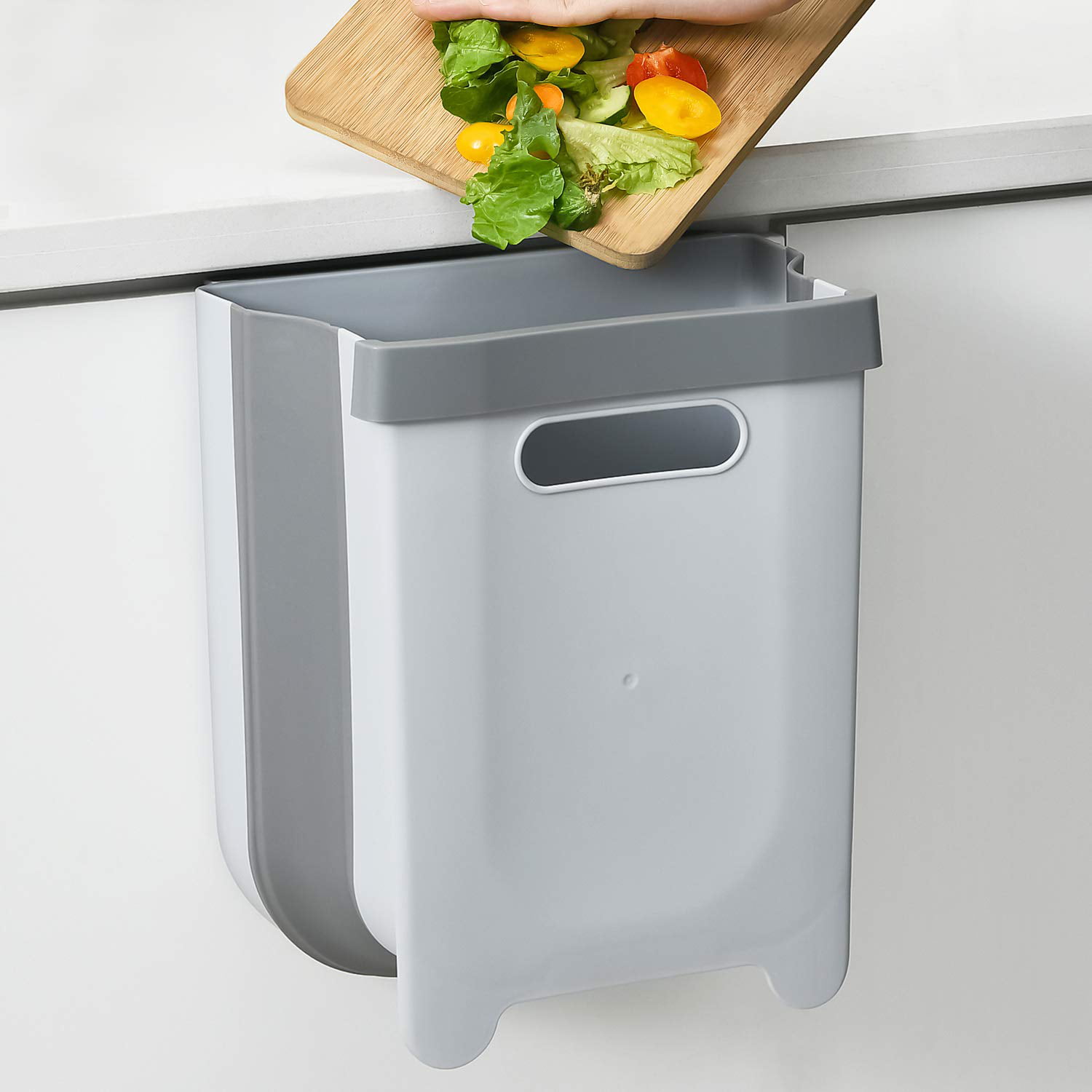 Collapsible Mini Garbage Bin For Cabine Subekyu Small Hanging Kitchen Trash Can 