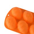 thumbnail image 2 of de huevo de silicona de dinosaurio de grado alimenticio agujeros naranja Sunnimix molde de pastel de caramelo de silicona, 2 of 6