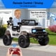 thumbnail image 5 of Yeshouse Camión eléctrico infantil de dos plazas y 12 V con control remoto para padres, sistema de suspensión, luces LED y reproductor de música. Coche eléctrico para niños y niñas, 5 of 7