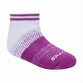 thumbnail image 4 of Skechers Kids Girls' 6 Pack 1/2 Terry Low Cut Socks, White/Bright Pink, 5-6.5, 4 of 8