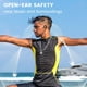 thumbnail image 2 of Air Open Ear Bone Conduction Auriculares inalámbricos Bluetooth 5.0 con micrófono - HiFi 9D Stereo 16 Hour Playtime - Resistente al sudor para entrenamiento deportivo Running Work Meeting Fokelyi HMKY106, 2 of 9
