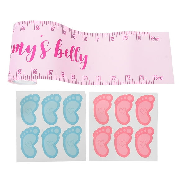 Raindrops Mum Gender Reveal Party Tableware Game Card