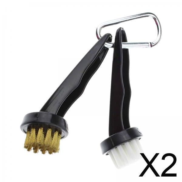 2 Cepillos De Limpieza De Golf, Limpiador De Cepillos Para Palos De Golf Para Deportes Al Aire Libre, Hombres Y Mujeres
