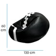 thumbnail image 2 of Sillón Puff Lunics Balón de Americano Grande Negro, 2 of 6