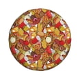 thumbnail image 4 of Spare Tire Cover, Cute Food Cake Chicken Leg Donuts Wheel Cover Tire Covers For Trailers Car Truck Camper Universal Tire Covering Fits Diameter14"-17", 4 of 4