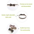 thumbnail image 2 of HLONK Collier pour Chat avec Clochette Nœud Papillon Boucle de Sécurité Chaton Chiot 7-11 Po Mobile Réglable, 2 of 5