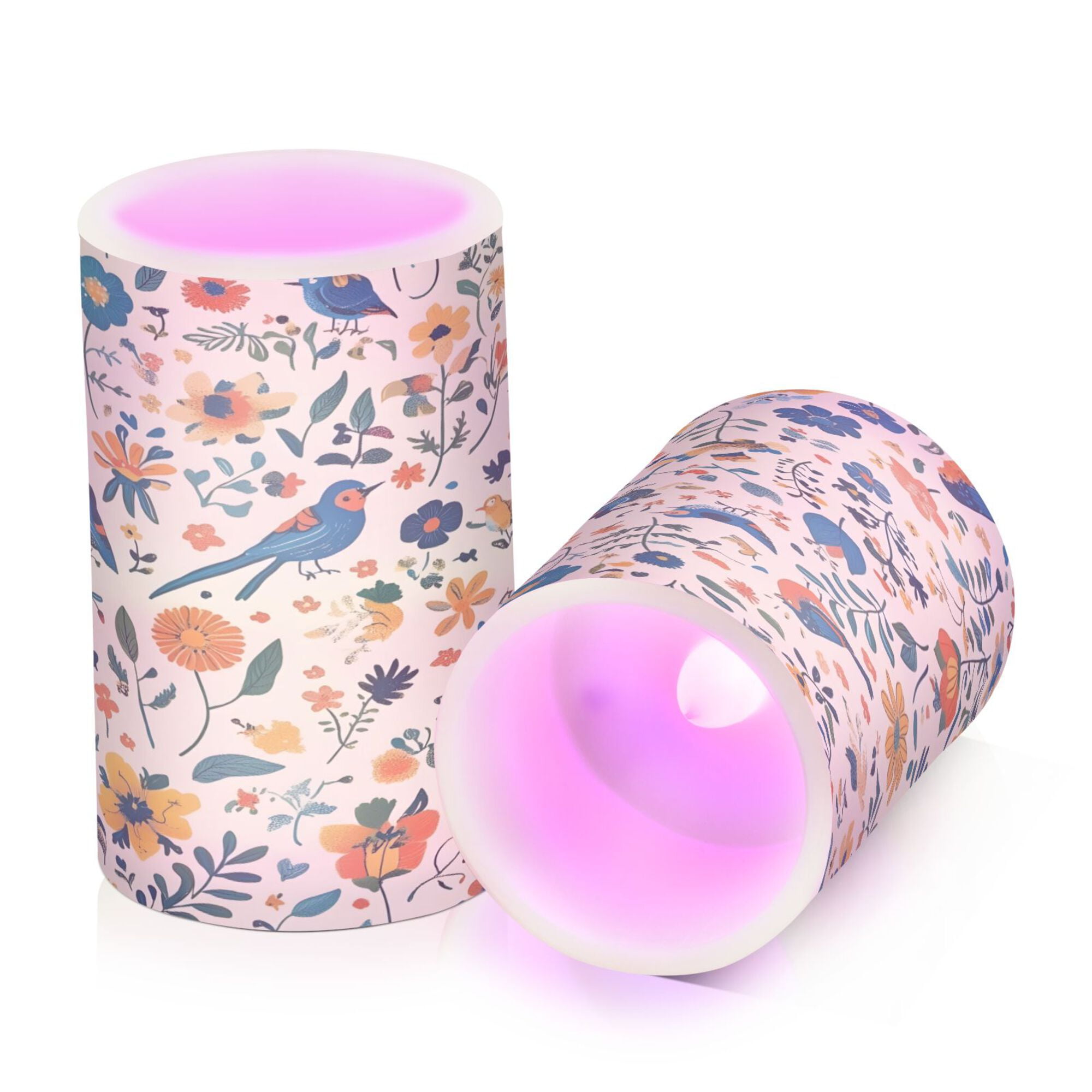 Yayeee Flameless Candles with Remote Flickering Battery Operated Multi Color Changing, Cute Animals