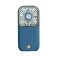 thumbnail image 1 of Ventilador Ventiladores de cuello colgantes USB plegable de mano de 3 engranajes para deportes al aire libre (azul) Ehuebsd Para estrenar, 1 of 7