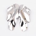 thumbnail image 3 of Pendientes geométricos de chapa de metal de moda, pendientes de lentejuelas de metal irregulares para mujer, fáciles de limpiar, cómodos de usar, 3 of 5