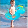 thumbnail image 3 of Inflable Dinosaurio Bebé Flotador C/ Asiento Salvavidas Modelo Azul, 3 of 4