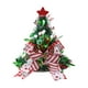 thumbnail image 5 of Sombrero para la punta del árbol de Navidad, decoración navideña, sombrero llamativo para la punta del árbol Lazo verde, 5 of 9