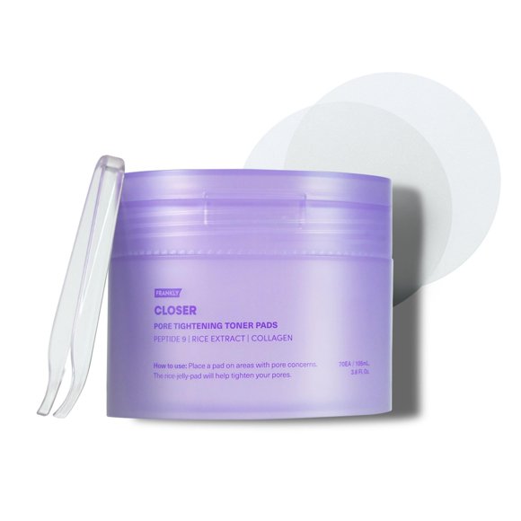 Almohadillas de tóner FRANKLY Pore Closer Rice Jelly con 9 péptidos, 100 ml
