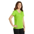 thumbnail image 4 of Sport-Tek Ladies PosiCharge Elevate Scoop Neck Tee-3XL (Lime Shock), 4 of 6