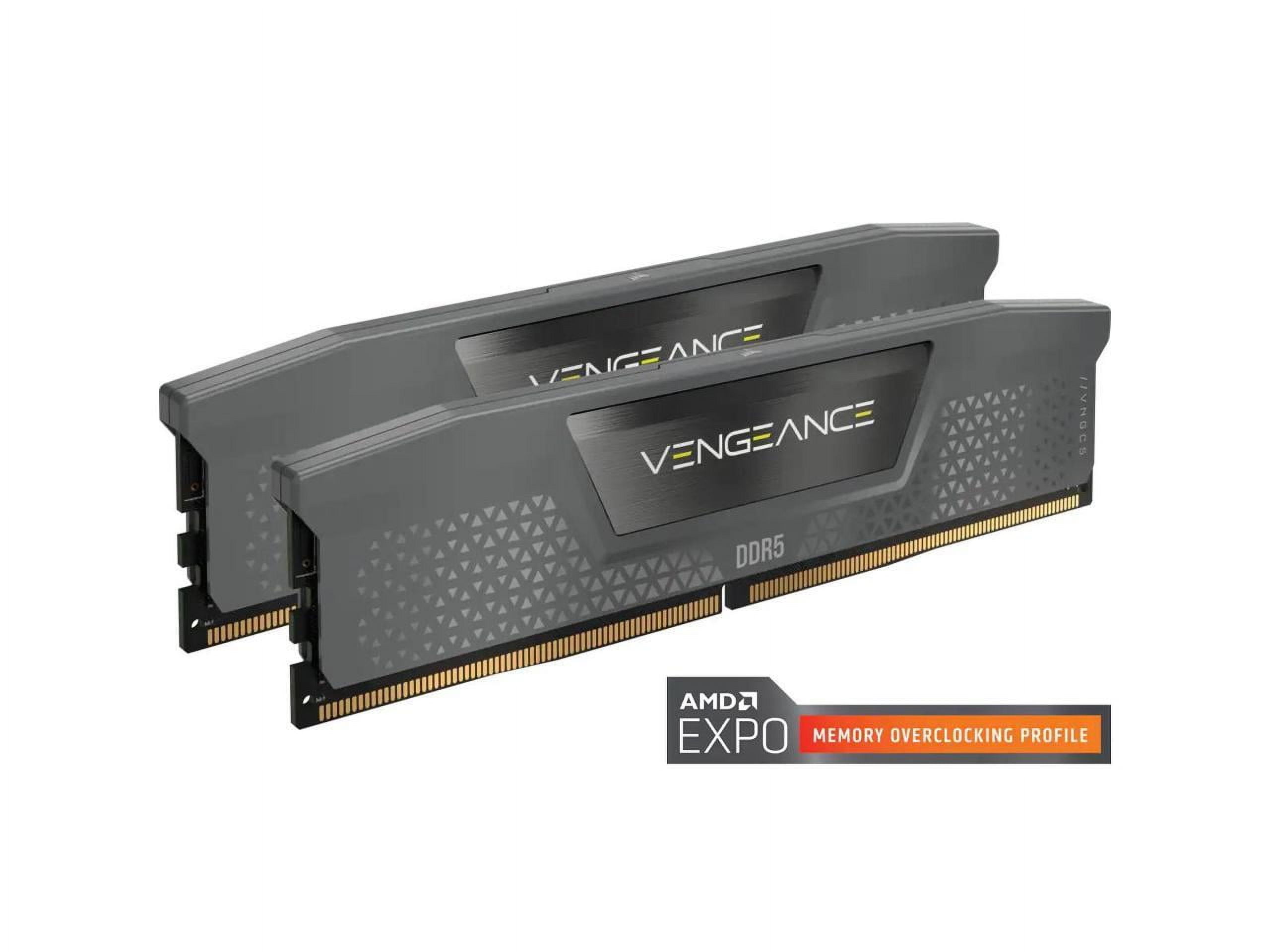 CORSAIR VENGEANCE RGB DDR5 RAM 32GB (2x16GB) 6000MHz CL36-44