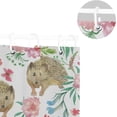 thumbnail image 5 of Coolnut Flowers and Hedgehog Bathroom Waterproof Shower Curtain Set Bathtub Curtain with 12 Hooks for Bathroom Decor,Hotel,Room,60x72Inch, 5 of 6