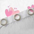 thumbnail image 4 of Manfei Love Heart Print Curtains Pack of 2 (42x84 Each) for Boys Girls,Romantic Valentine's Day Curtains Blackout,Pink White Bedroom Curtains,Ultra Soft Home Decor, 4 of 6