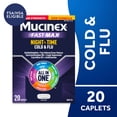 thumbnail image 2 of Mucinex Nightshift Cold and Flu Medicine, Fever Reducer, OTC Nighttime Cough Relief, 20 Caplets, 2 of 12