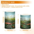 thumbnail image 3 of ALAZA Mushrooms Grasses Landscape 2 PCs LED Flickering Flameless Candles with Remote Timer Battery Operated Candle, 3 of 7