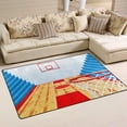 thumbnail image 2 of Dreamtimes Lightweight Soft Area Rugs 60 x 39 inch (5'x 3'3"), Small Basketball Arena Floor Mat for Kids Playing Room Hardwood Floor Living Room Nursery Rugs, 2 of 6