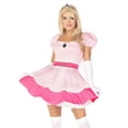 thumbnail image 1 of Disfraz Leg Avenue Princess con hombros descubiertos, rosa, talla grande, 1 of 5