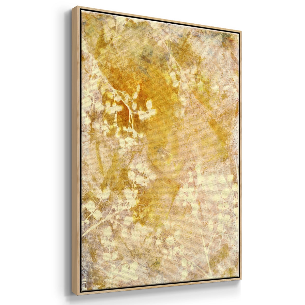 Rise and Shine Framed Premium Gallery Wrapped Canvas - Ready to Hang - 25 x 37 - Natural Wood Floating Frame