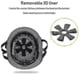 thumbnail image 4 of Professional Bicycle Helmet Safety Protect Outdoor Skateboard Riding Helmets Adult Child Protective Equipment-d, 4 of 5