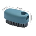 thumbnail image 3 of HengDidi Long Handle Non-Scratch Shoe Brush with Soft Bristles, Delicate Shoes & Laundry Cleaning Tool, Multi-Purpose Household Brush for Sneakers, Boots & Fabrics, 3 of 7