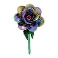 thumbnail image 1 of Ramo de flores artificiales de metal con rosas para Acción de Gracias Multi, 1 of 9