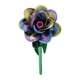 thumbnail image 1 of Rosa de metal artificial para decoración del hogar, arreglo floral de mesa. Multi, 1 of 9