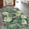 thumbnail image 3 of 3'x5' Area Rugs, Palm Leaves Indoor Outdoor Area Rug for Living Room Bedroom, Country Summer Botanical Tropical Plants Washable Bathroom Rugs Kitchen Floor Carpet Mats Home Decor Aesthetic, 3 of 8