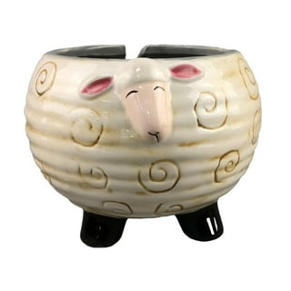 Hand Painted Ceramic Yarn Bowl for Knitting and Crochet YB149 