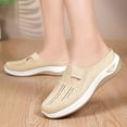 thumbnail image 2 of Chaussons pour Femmes Confortables Quotidiens Extérieurs Vacances Design Bout Fermé Talon Plat Sandales Polyvalentes Jaunes 38, 2 of 9