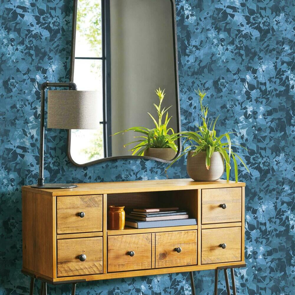 Wildflower Shadows Peel and Stick Wallpaper